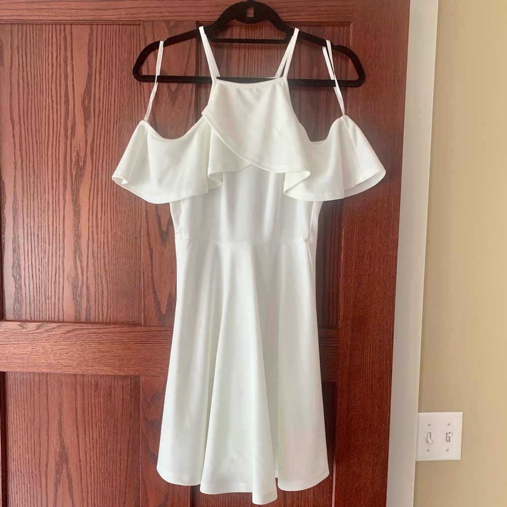 White off the shoulder dress
